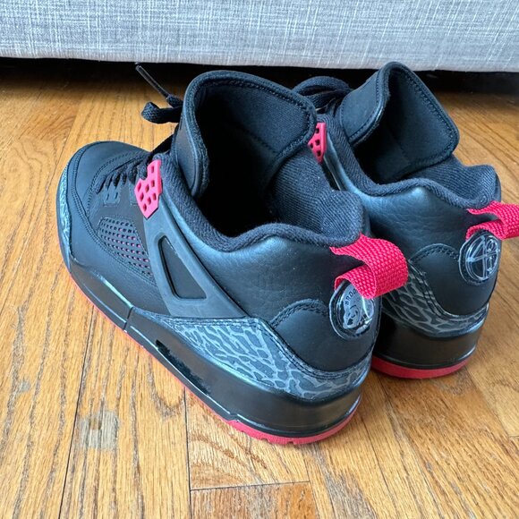Nike Air Jordan Spizike Low Bred Black Gym Red Men's 10 - Picture 4 of 6